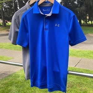 Under armor short sleeved polo type shirt